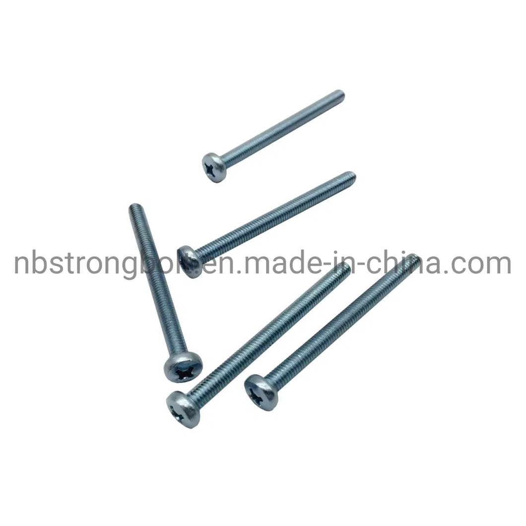 Cross Recessed Raised Cheese Head Screw DIN7985