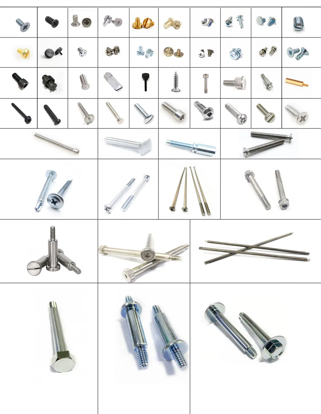 Custom Metal Machine Stainless Steel Phillips Head Self-Tapping Drilling Drywall Screw