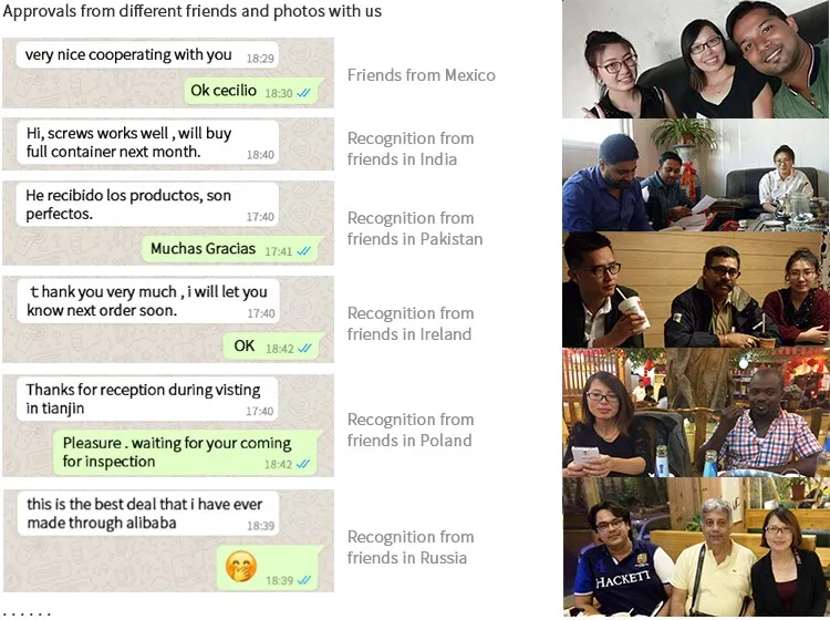 Customized DIN7505 China Spax Screws MDF Screw Double Chipboard Screw