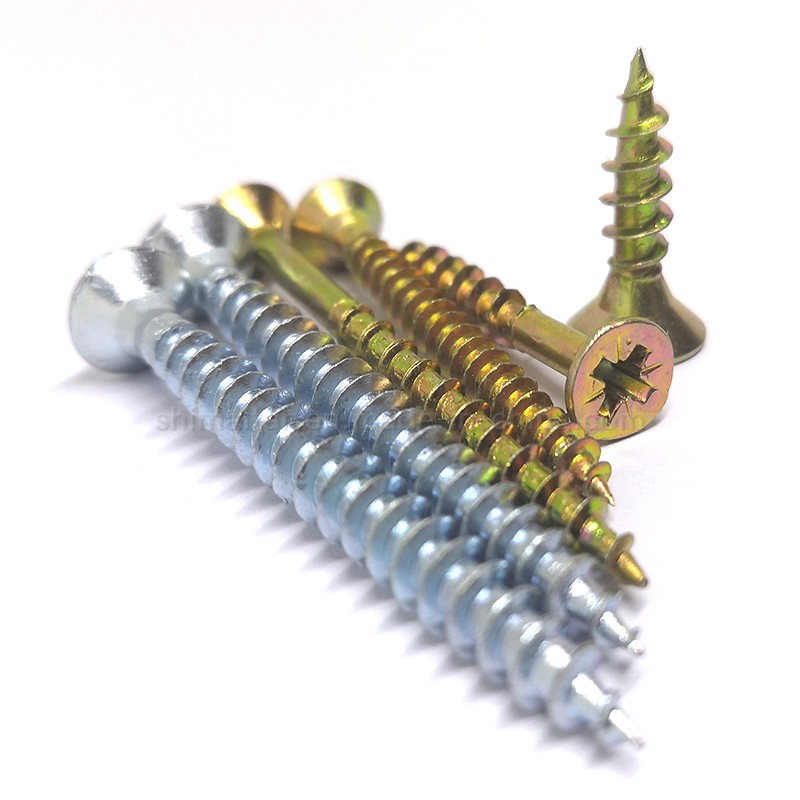 Customized DIN7505 China Spax Screws MDF Screw Double Chipboard Screw
