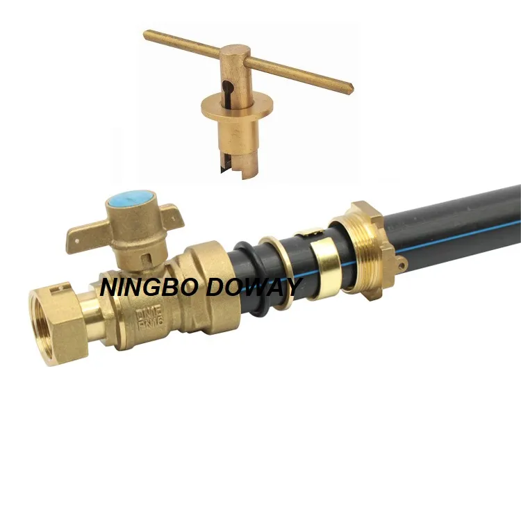 Customized Dzr Cw602n Brass Water Meter Connector with Gasket
