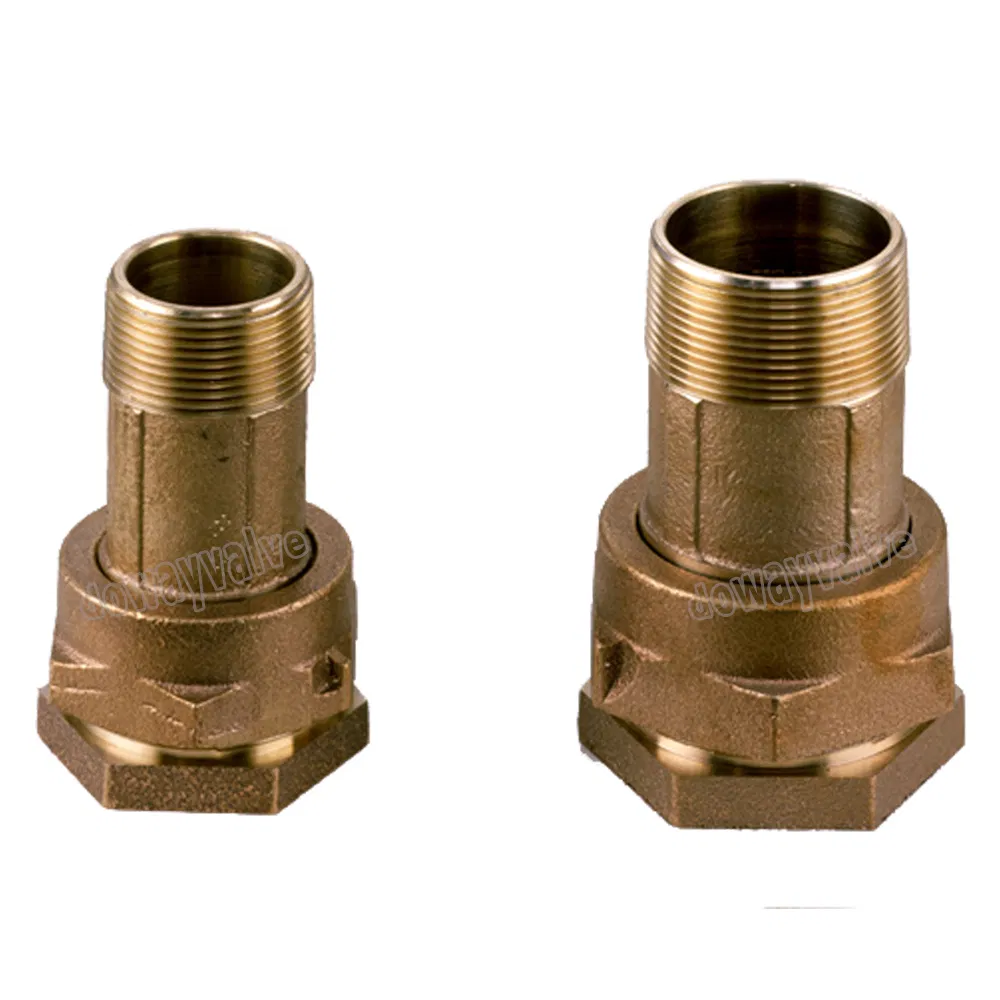 Customized Dzr Cw602n Brass Water Meter Connector with Gasket