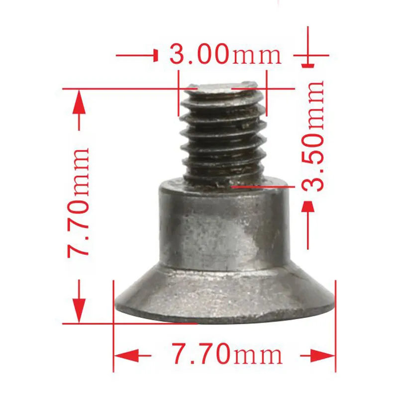 Customized Ta1 Titanium Flat Countersunk Head Phillips Shoulder Machine Screws