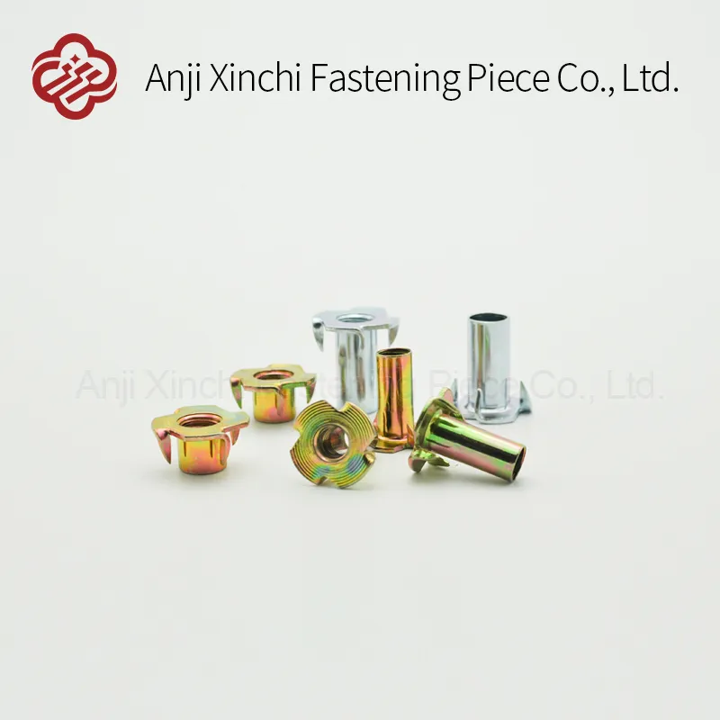 DIN 1624 Carbon Steel Galvanized Four Claw Nut T Nut Furniture Fastener