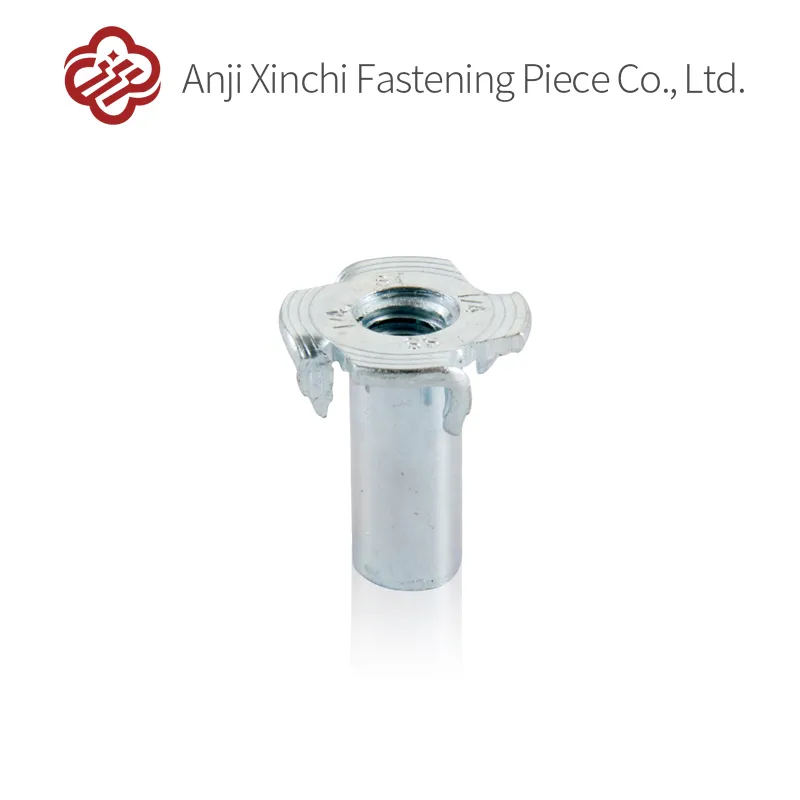 DIN 1624 Galvanized Half Threaded Four Prong Nuts with Steel Stamping