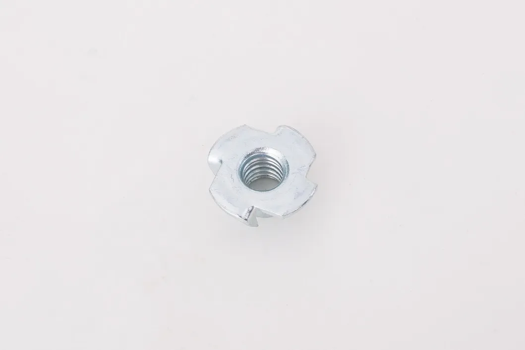 DIN 1624 Pronged Insert T Nut Stainless Steel/Carbon Steel Four Claw Tee Nut