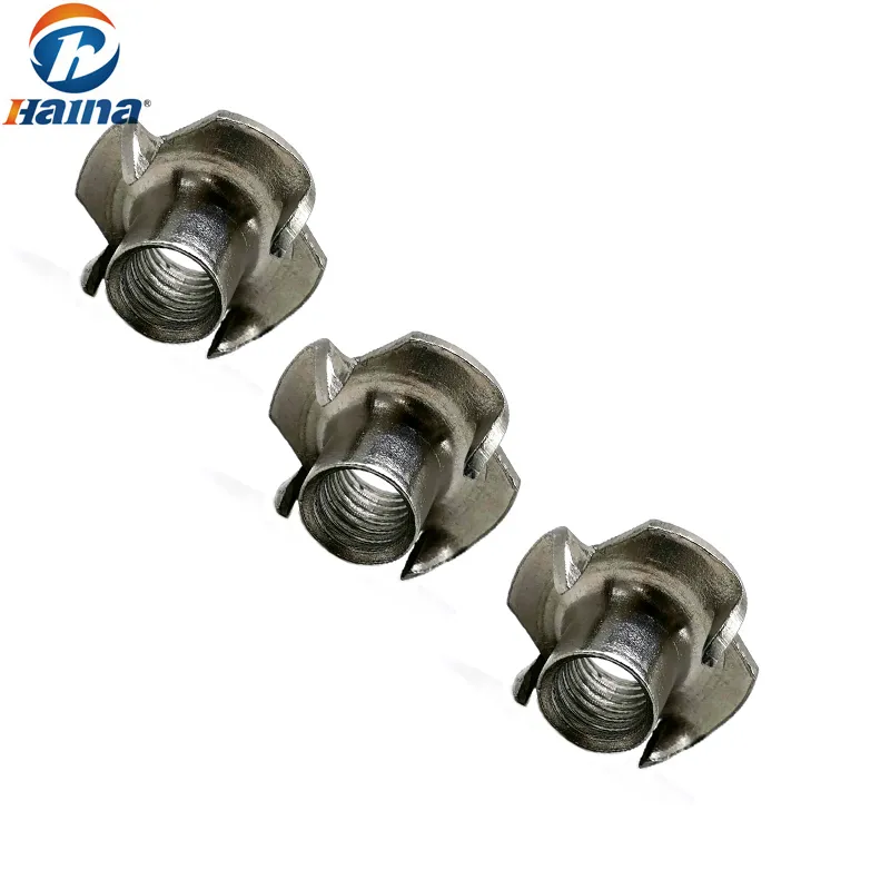 DIN 1624 Stainless Steel Tee Nut Four Claws Nuts T Nuts