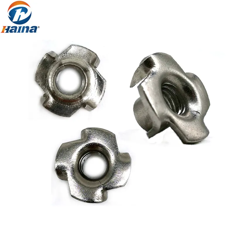 DIN 1624 Stainless Steel Tee Nut Four Claws Nuts T Nuts