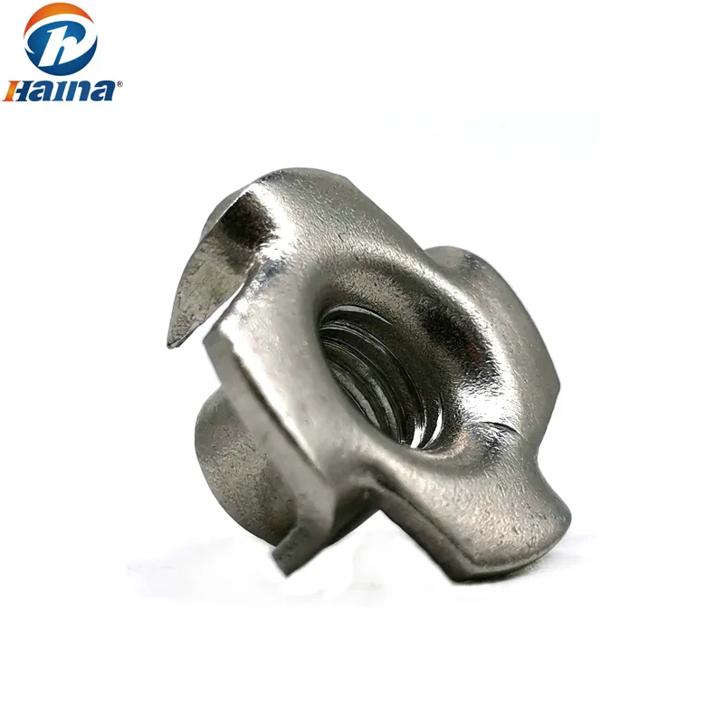 DIN 1624 Stainless Steel Tee Nut Four Claws Nuts T Nuts