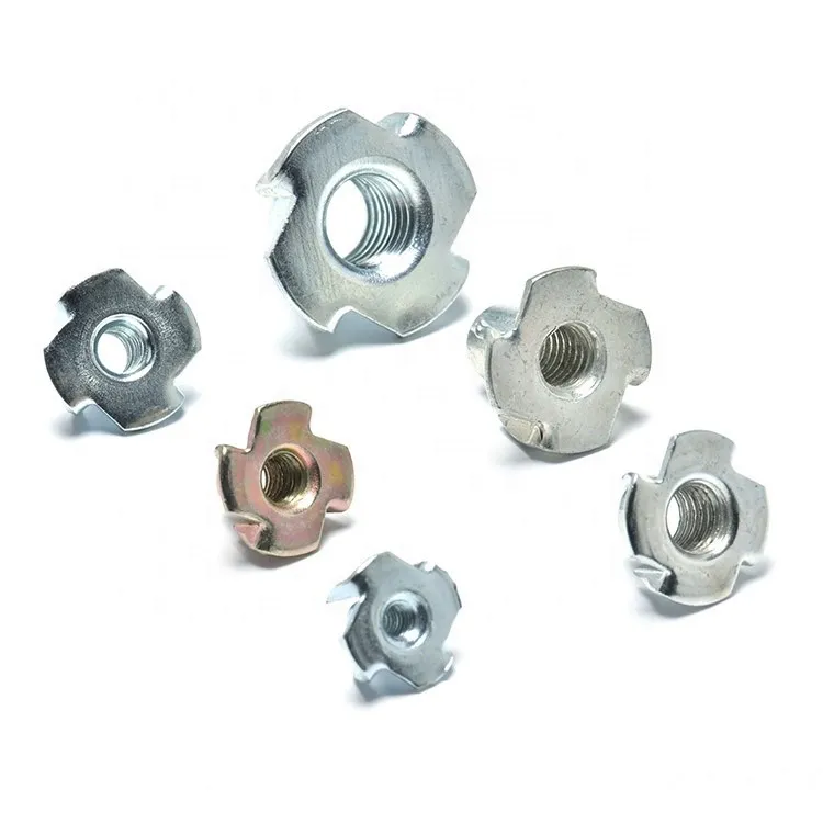 DIN 1624 T Nuts with 4 Prongs Furniture Nuts