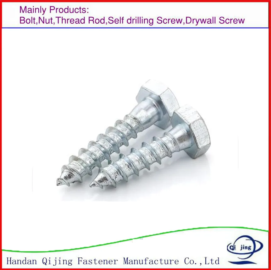 DIN 571 Hexagon Head Wood Screws