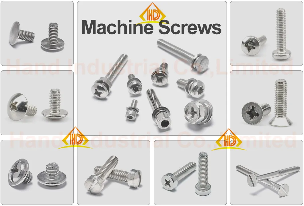 DIN 7985 Pan Head Cross Head Machine Screws