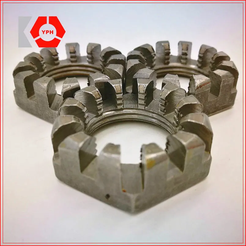 DIN 935/DIN 937 Grade a and B Hexagon Carbon Steel Slotted Castle Nuts