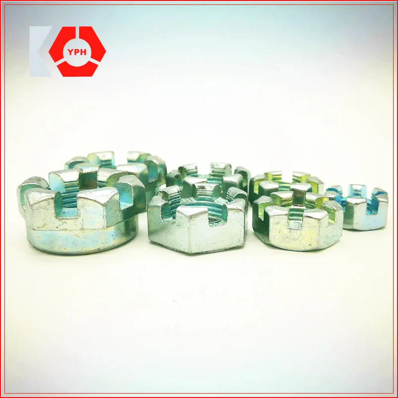 DIN 935 Stainless Steel Hexagon Slotted Castle Nut