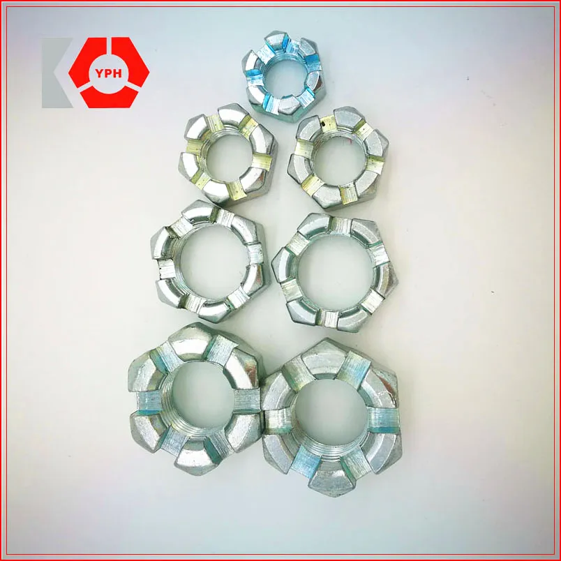 DIN 935 Stainless Steel Hexagon Slotted Castle Nut