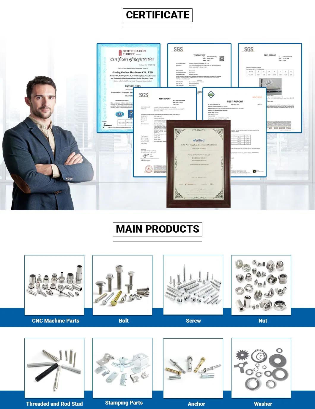 DIN 976 A2-70 Thread Rod Ss Threaded Rod for Pipe SS304 Stud Bolt Hot Selling Threaded Bar SS316 Stud Bolt