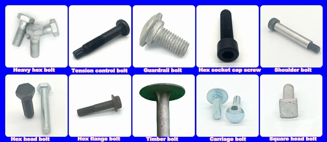 DIN571 M10X180 Zinc Plated Hex Lag Screw