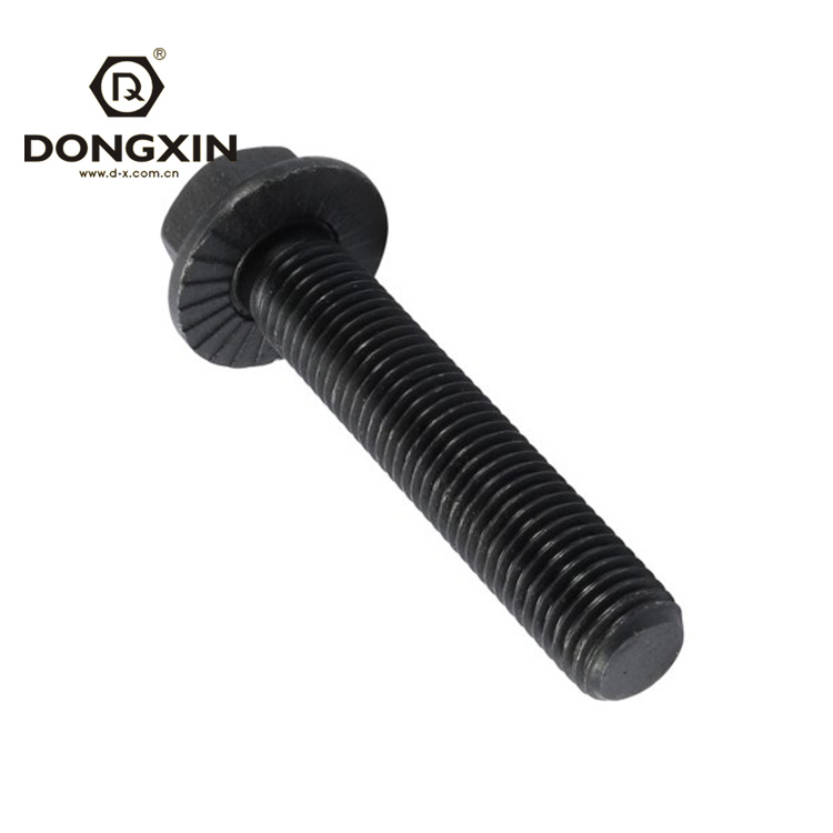 DIN6921 Full Thread Hex Head Flange Bolt M8-M24