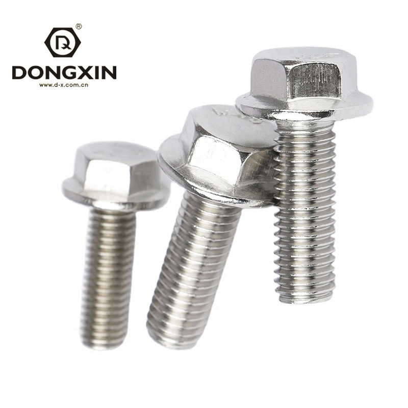 DIN6921 M8 High Quality Black/Hot Galvanizing Surface Treatment Flange Bolt