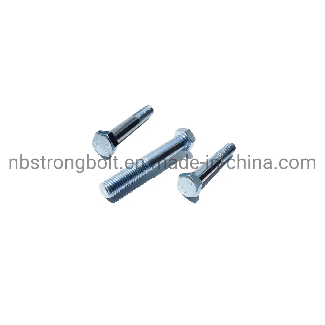 DIN931 Hex Cap Screw White Zinc
