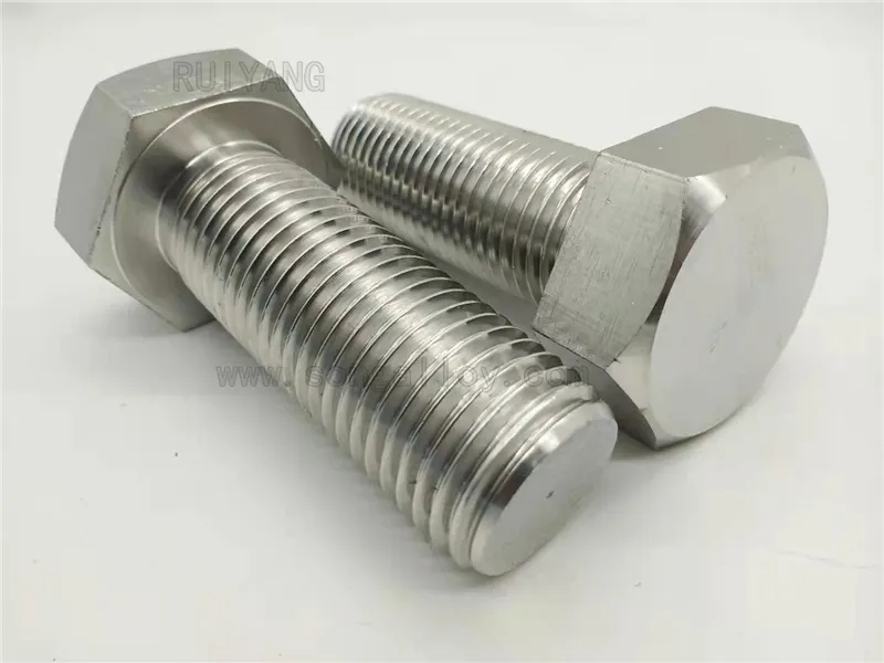 DIN933 Hex Bolts in Stainless Steel Fastener and Ti Screws M5*20 Ta10