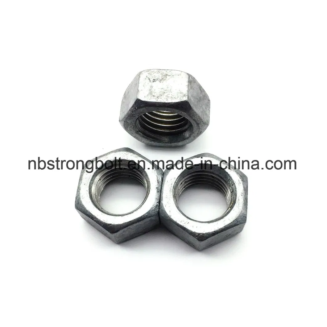 DIN934 Hex Nut Class 8 with HDG M39