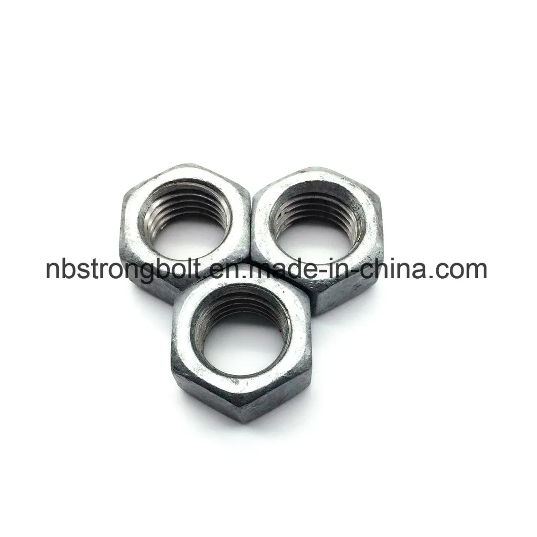 DIN934 Hex Nut Class 8 with HDG M39