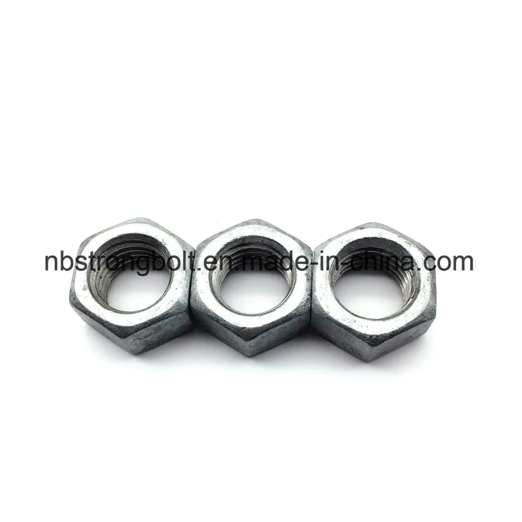 DIN934 Hex Nut Class 8 with HDG M39