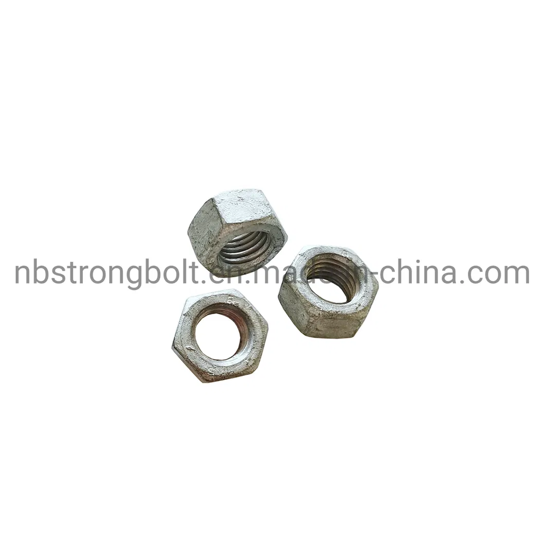 DIN934 Hex Nut Class 8 with HDG M39