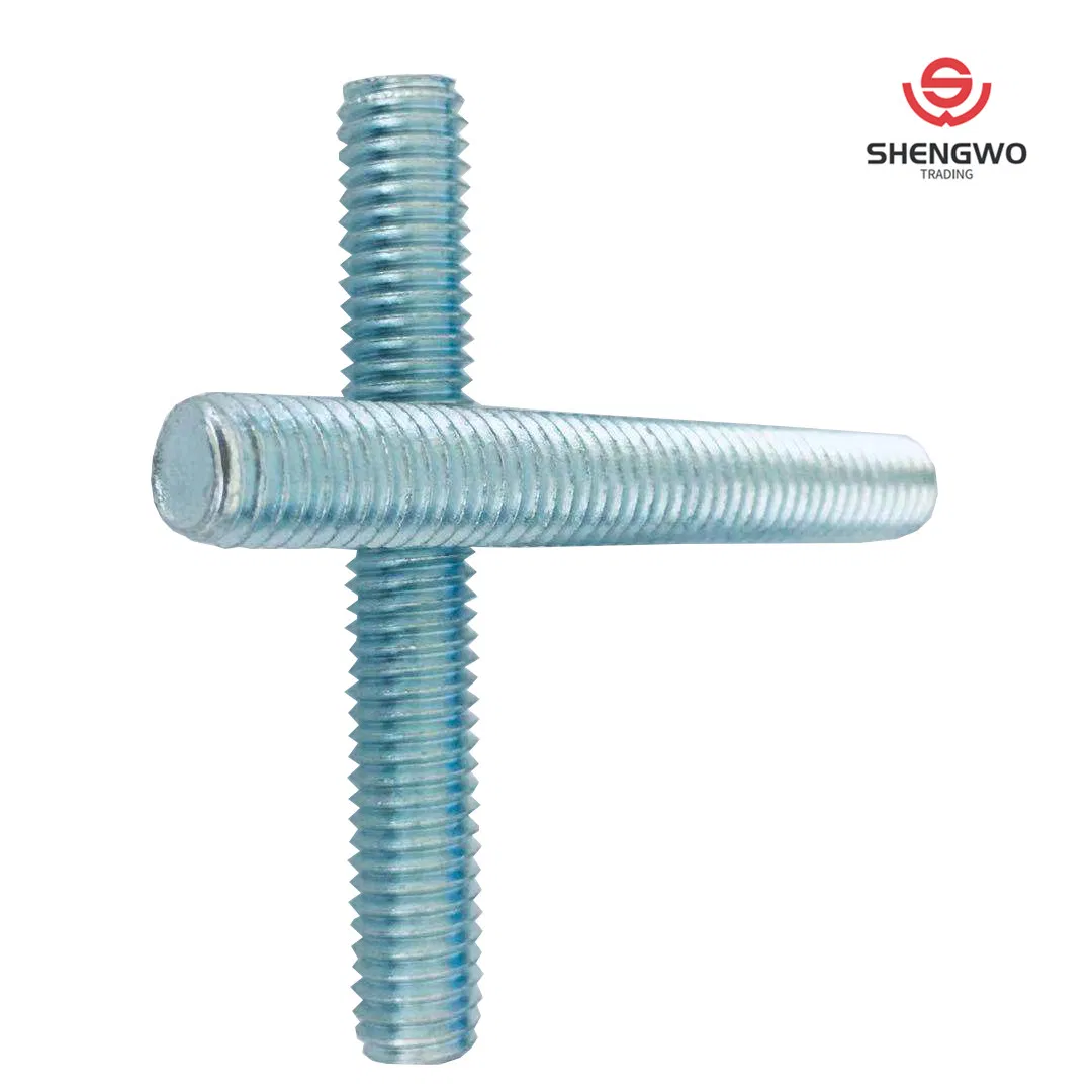 DIN976 Zinc Carbon Steel Short Thread Rod Thread Bar