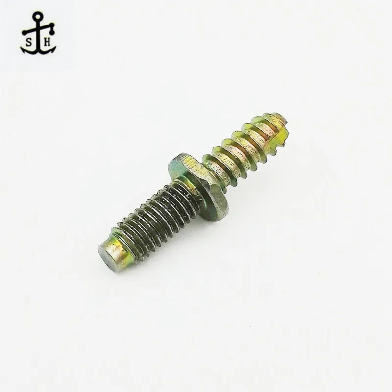 Double Ends Self Drilling Thread Furniture Wood Dowel Screw Short and Long Size Customize Fasteners