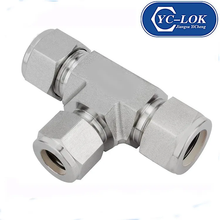 Double Ferrule Steel Tube and Fitting Compression Type SS316L
