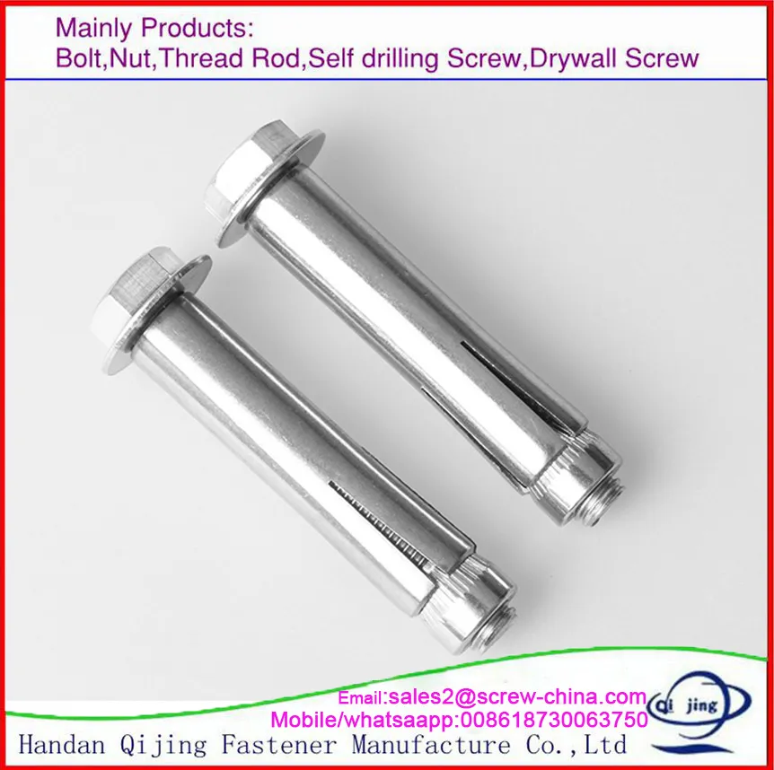 Expansion Bolts Yzp Sleeve Anchor Hex Bolt