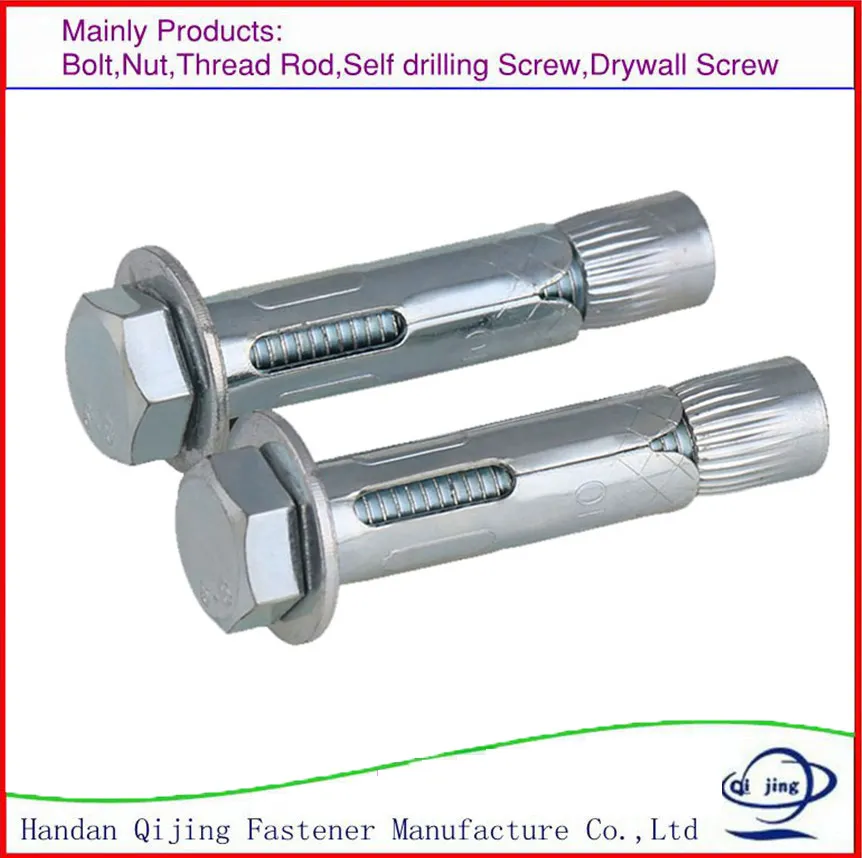 Expansion Bolts Yzp Sleeve Anchor Hex Bolt
