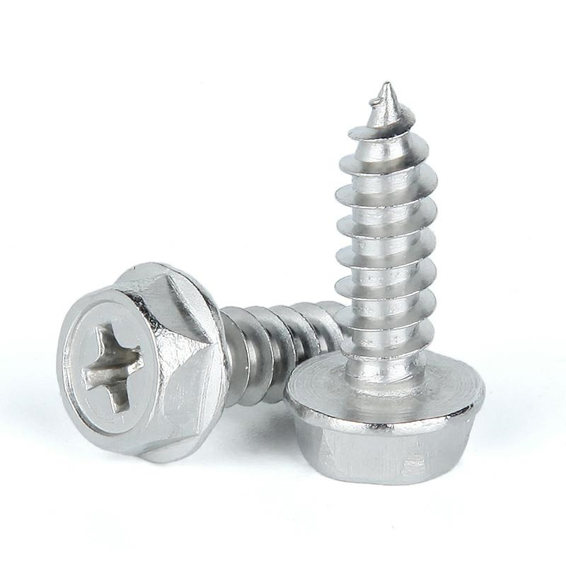 Facetory Resources Supply Stainless Steel Hex Flang Head Self Tapping Screw