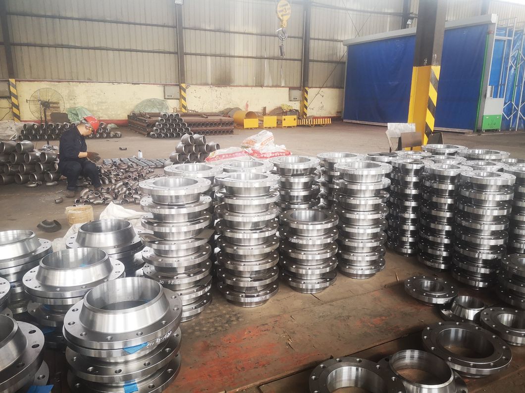 Factory ANSI B16.5 Forged Carbon/Stainless Steel Wn/RF/So/Lj/Sw Pipe Fitting Elbow Tee Reducer Cap Orifice Flange