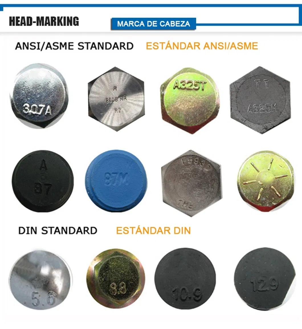 Fastener Manufacture DIN933 Copper Hex Bolts Brass Hexagon Bolt with Nut Washer