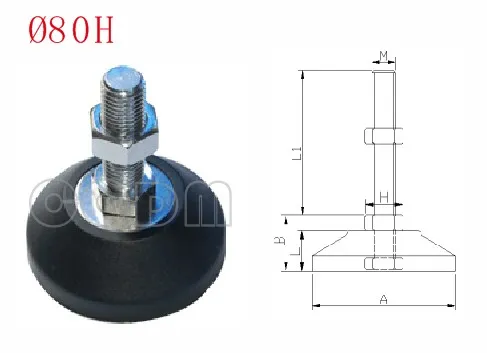 Fixed Adjustable Foot Series S80h Foot Cup Conveyor Components