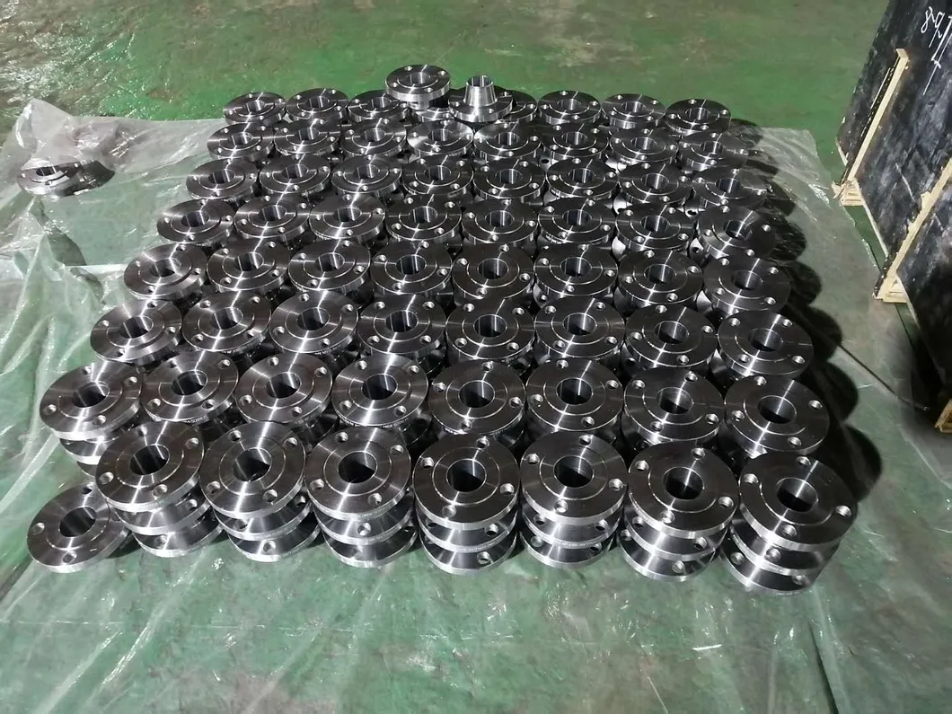 Forged A105 Wn/So ANSI B16.5 Forging Plate Welding FF Full Face Cl150/Cl300 Stainless/Carbon Steel Blind Flange