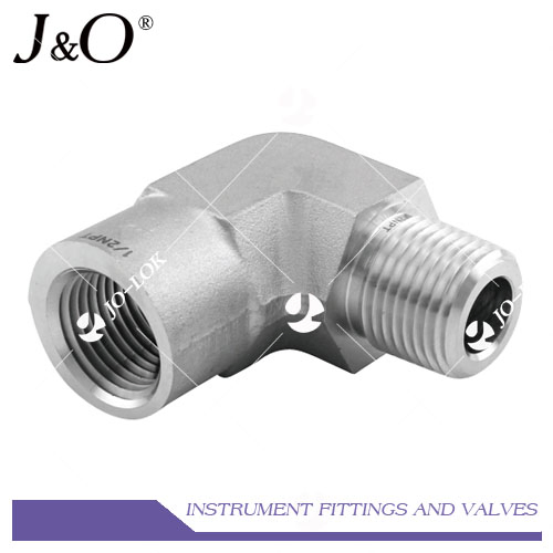 Forged Stainless Steel Connector NPT 90d Elbow Pipe Fitting