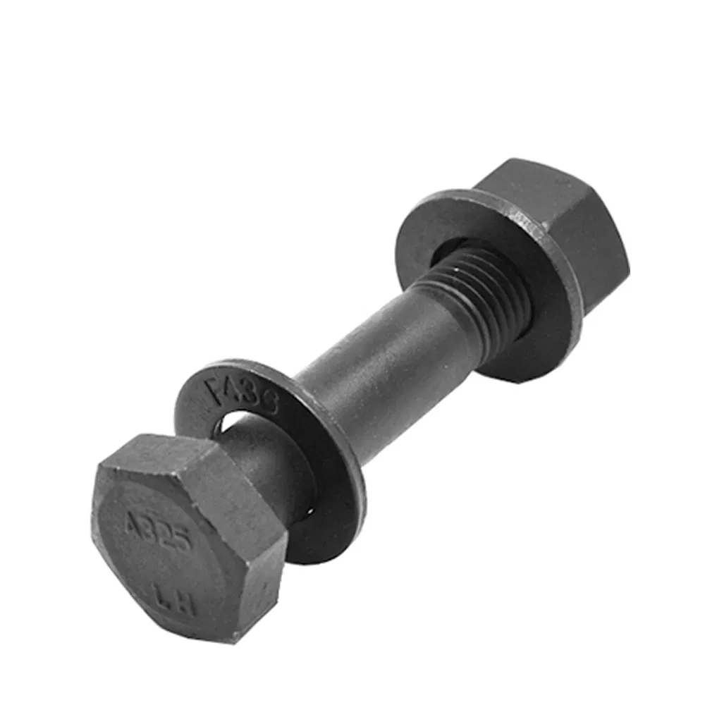 Galvanized 8.8 10.9 12.9 Steel Structure Bolt with Heavy Nut DIN933 DIN931 ISO4017