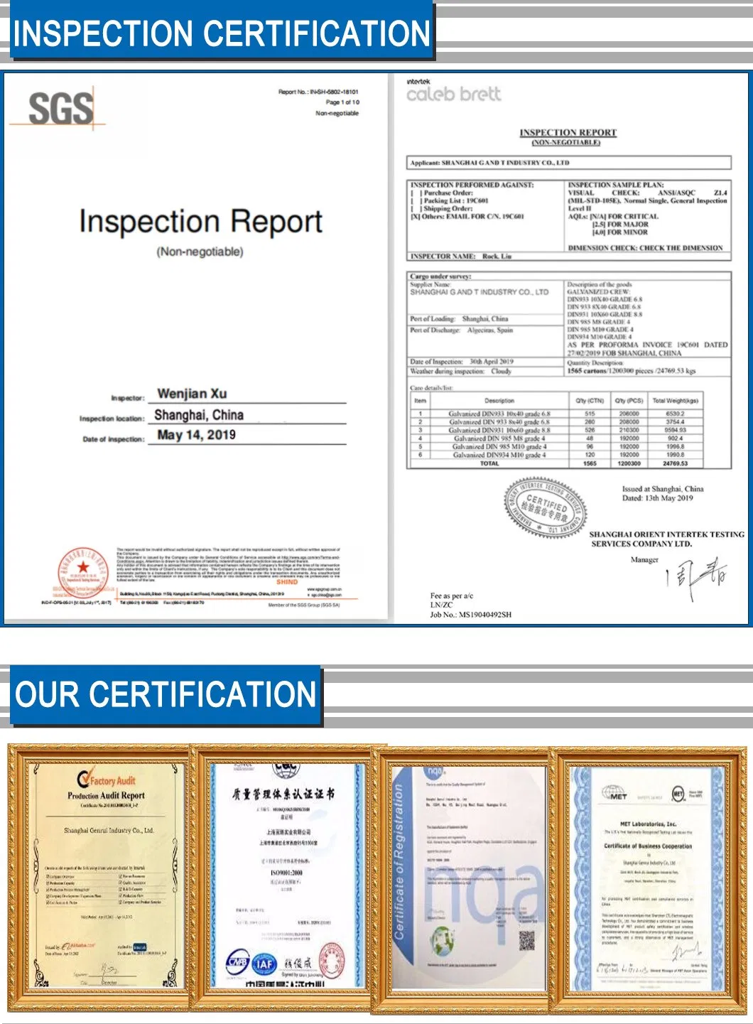 Galvanized 8.8 10.9 12.9 Steel Structure Bolt with Heavy Nut DIN933 DIN931 ISO4017