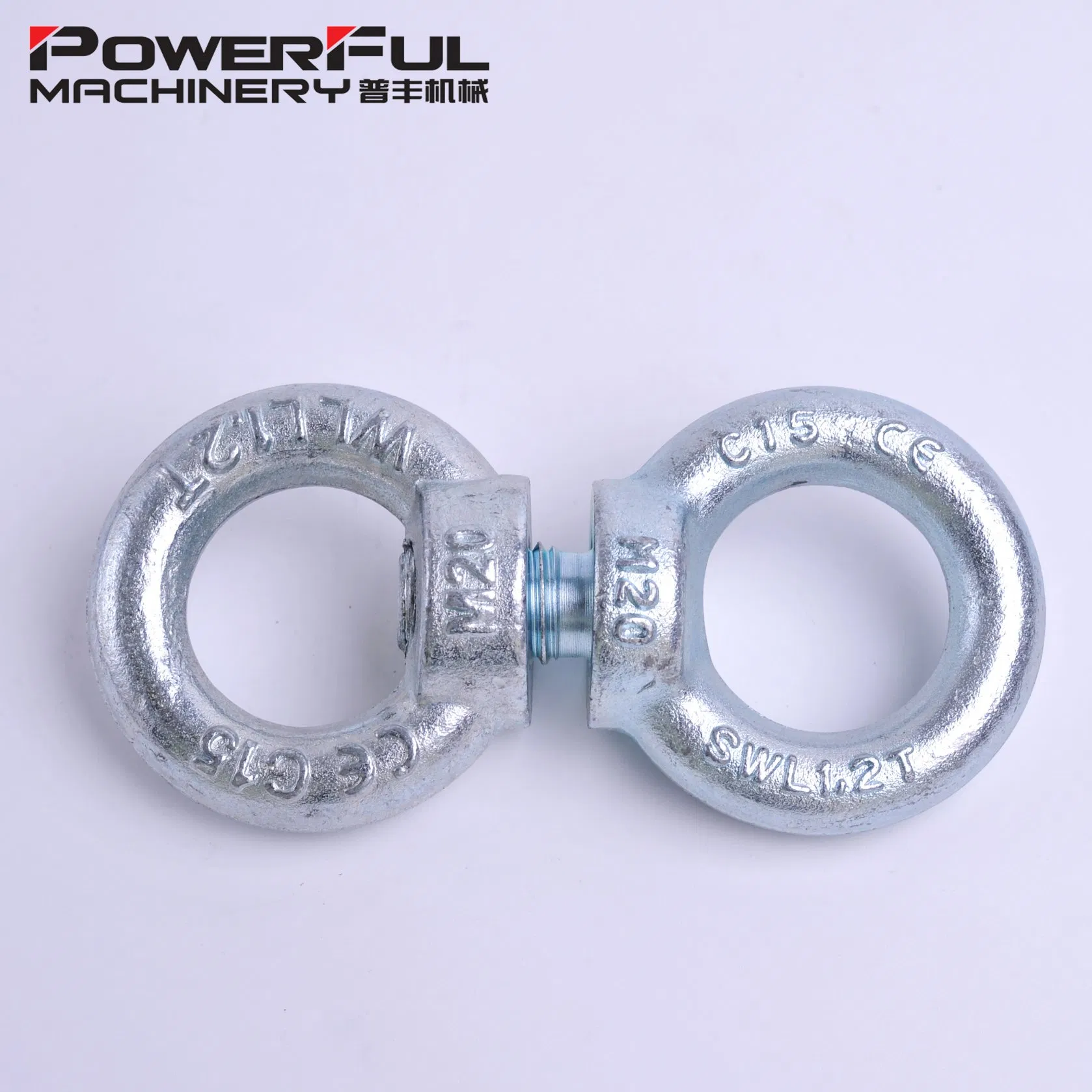 Galvanized DIN580 Carbon Steel Drop Forged Lifting Eye Bolt