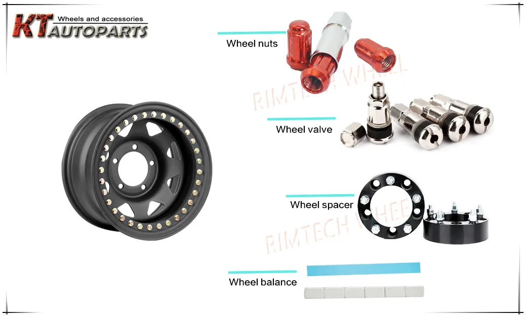 Good Quality Red Color Bulge Wheel Nuts 12X1.5