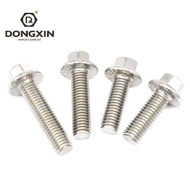 Grade 10.9 DIN6921 Flange Hex Head Bolt M10 M12 M6