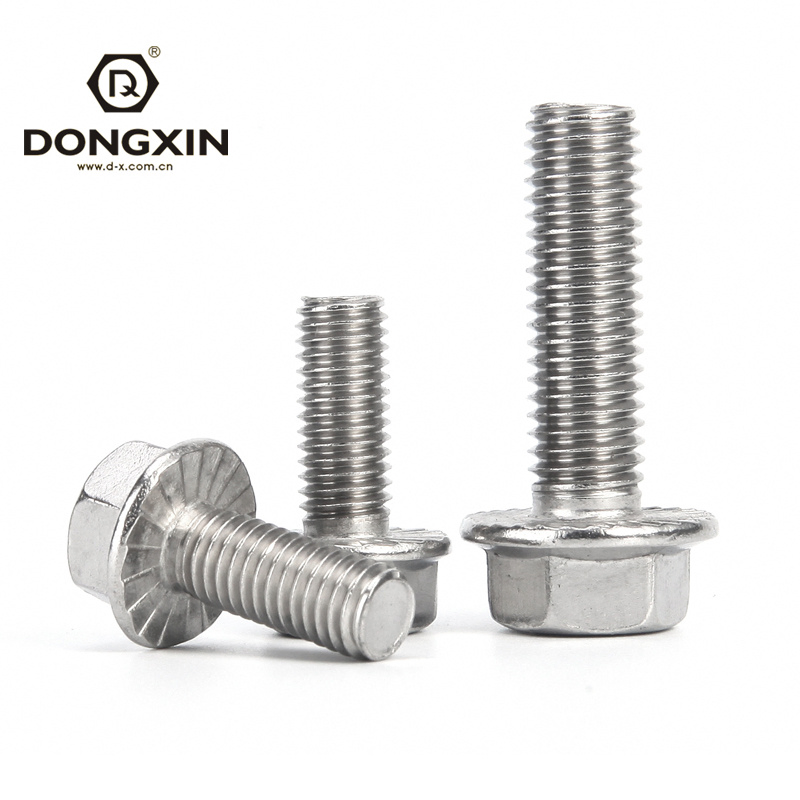 Grade 8.8 DIN6921 Metric Hex Flange Bolts with Zinc Plated