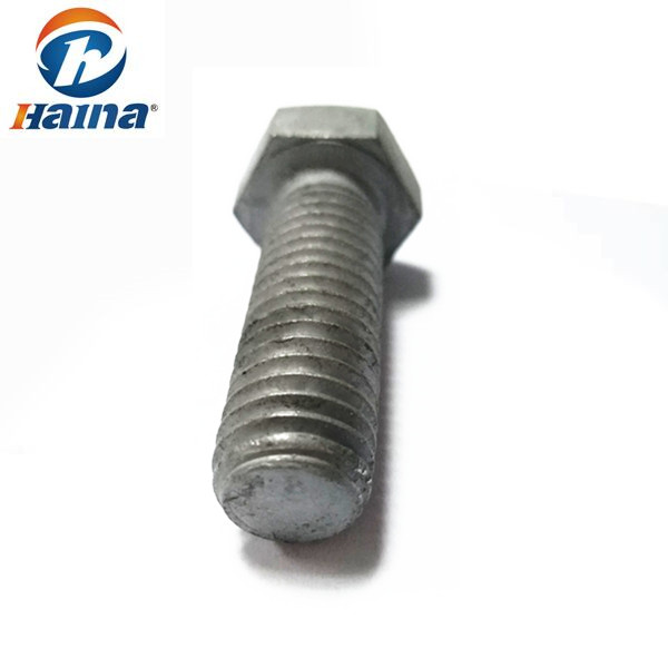 Grade5 5/16 3/8 Carbon Steel Hot DIP Galvanized Hex Cap Screws