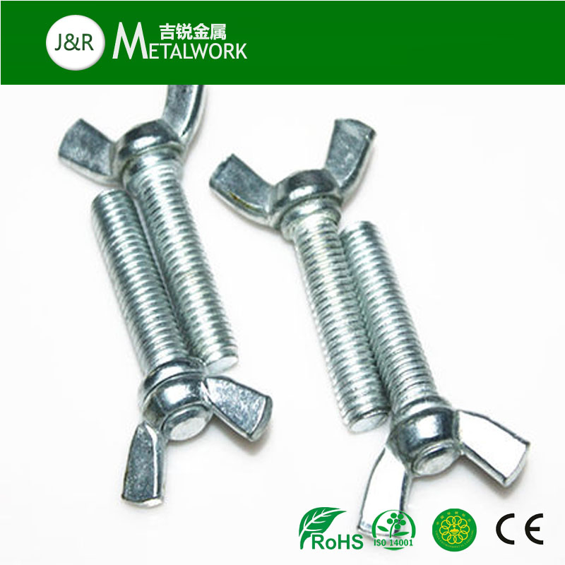 Grade8.8 Grade9.9 Carbon Steel Galvanized Wing Bolt ( DIN318 )