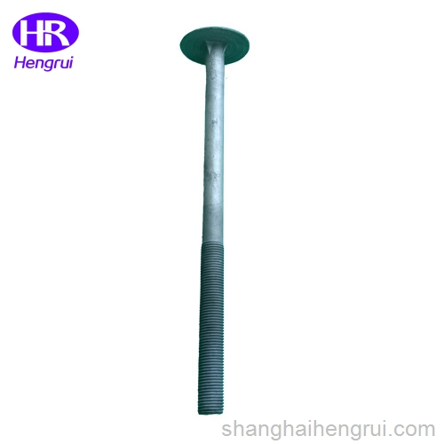 HDG ASTM A307 Gr. a Round Head 4 Fins or Nubs Neck Timber Bolts