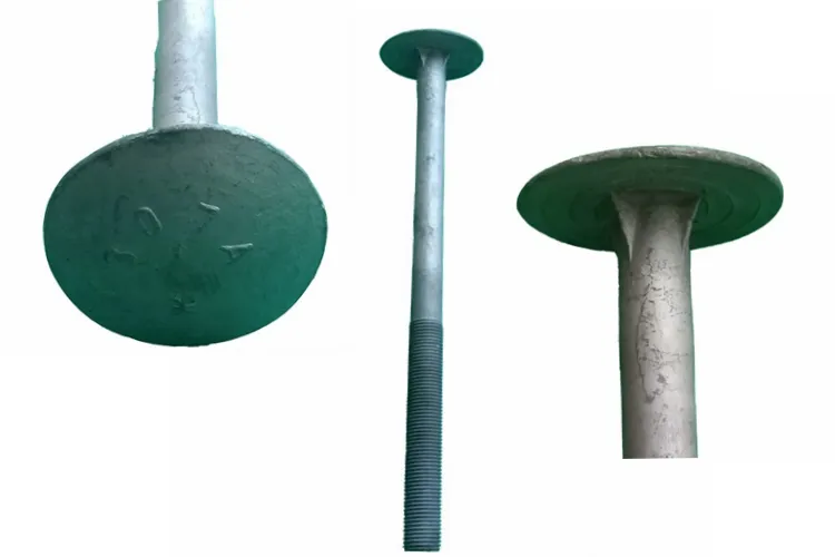 HDG ASTM A307 Gr. a Round Head 4 Fins or Nubs Neck Timber Bolts